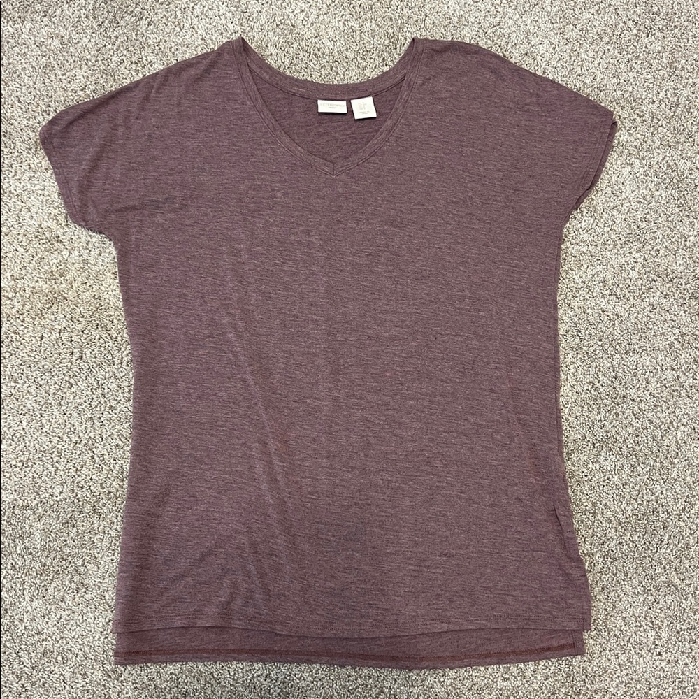 St. Tropez Heathered Purple Top